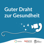 Text im Bild: Guter Draht zu Gesundheit
