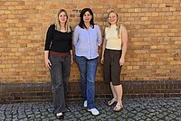 Teamfoto "teamwork": Patricia, Hildebrand, Fabiola Quezada-Hernandez, Soraya Stephan (von links nach rechts)